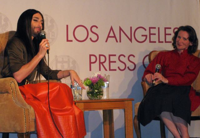 Conchita 2 shot interview Meryl